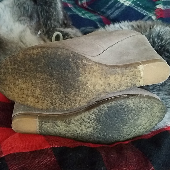 Steve Madden Suede Wedge Booties - Picture 5 of 8